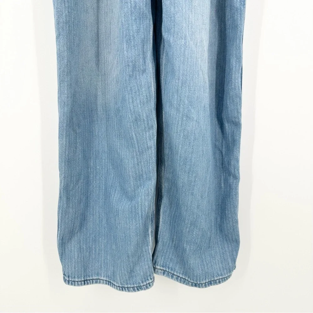 Free People Hunter Denim Overall in Century Blue